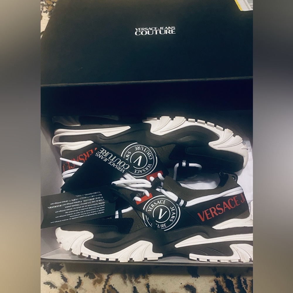 Versace sneakers size 10 mens